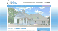 Desktop Screenshot of indianaobgyn.com